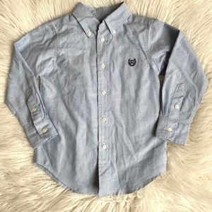 Chaps Toddler Boy Blue Button Down